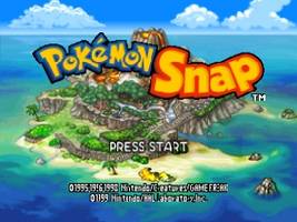 Pokemon Snap Title Screen